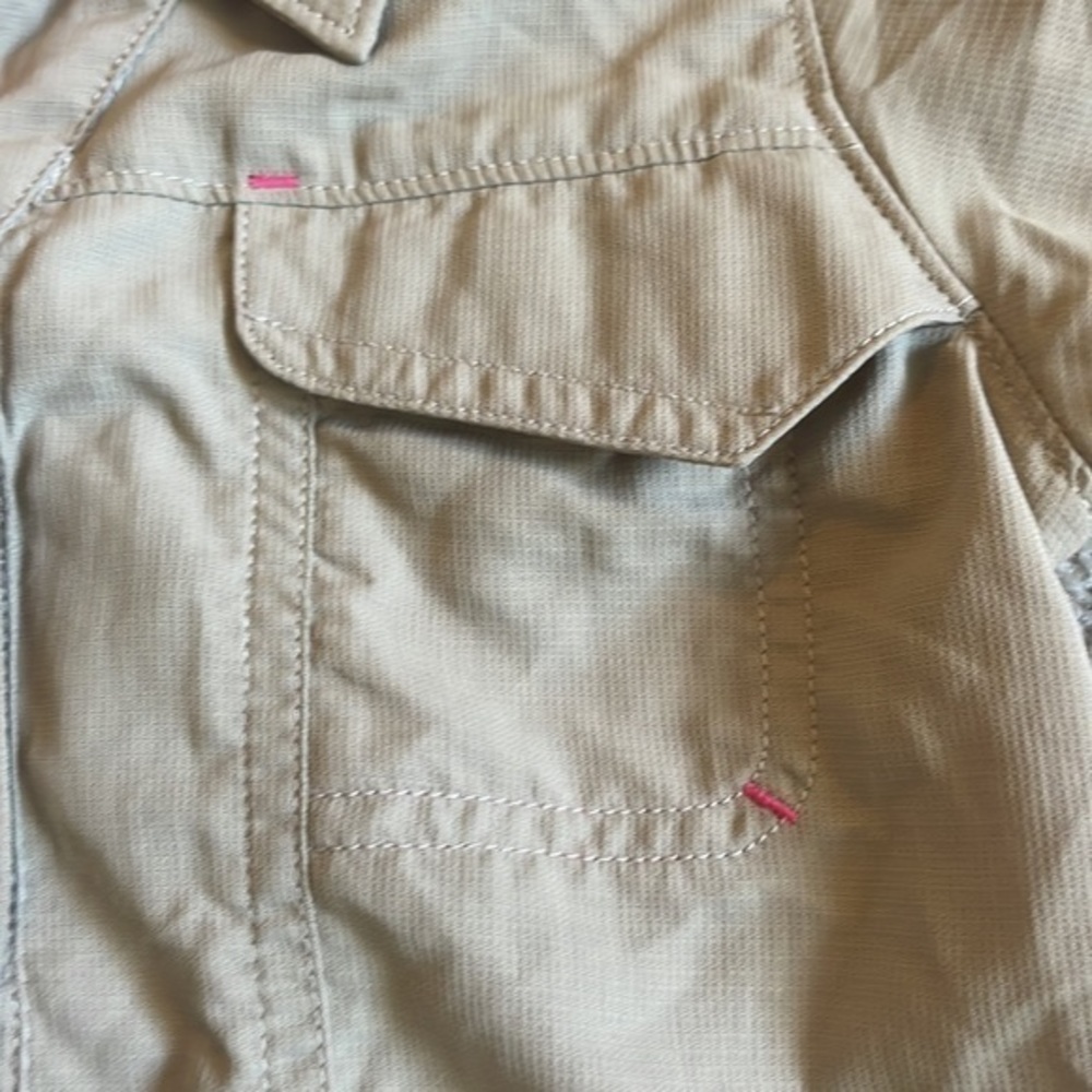 Columbia Omni-Shade Tan Button Down Dress - Picture 5 of 9